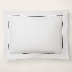 Ralph Lauren Organic Cotton Percale Palmer
Standard Sham in Loft Gray
